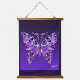 Lila Butterfly 31 hängtapestry