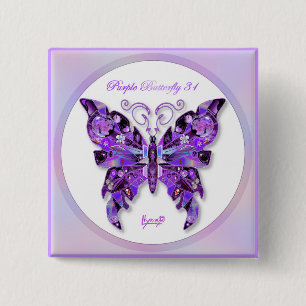 Lila Butterfly 31-knapp Knapp