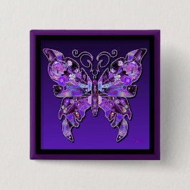 Lila Butterfly 31-knapp Knapp