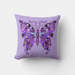 Lila Butterfly 31 Kudde