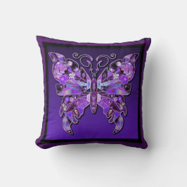 Lila Butterfly 31 Kudde