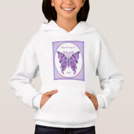 Lila Butterfly 31 T Shirt