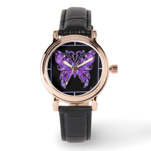 Lila Butterfly 31 Watch Armbandsur