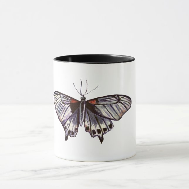 Lila Butterfly Art Mugg (Center)