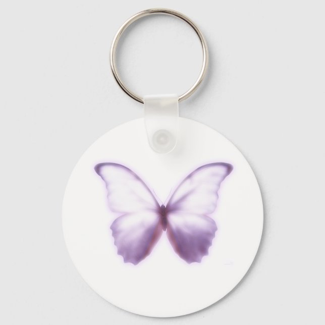 Lila Butterfly Basic-nyckelkedja Nyckelring (Framsida)