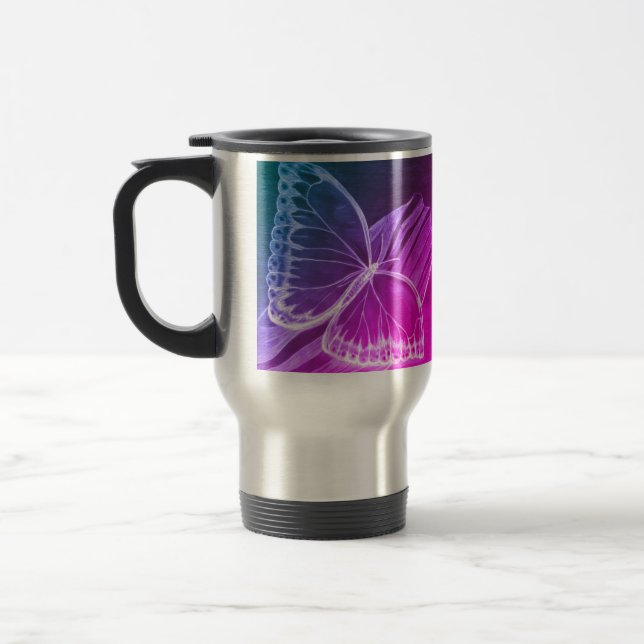 Lila Butterfly Coffee Resemugg (Vänster)