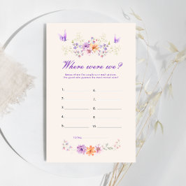 Lila Butterfly där vi Möhippa spel