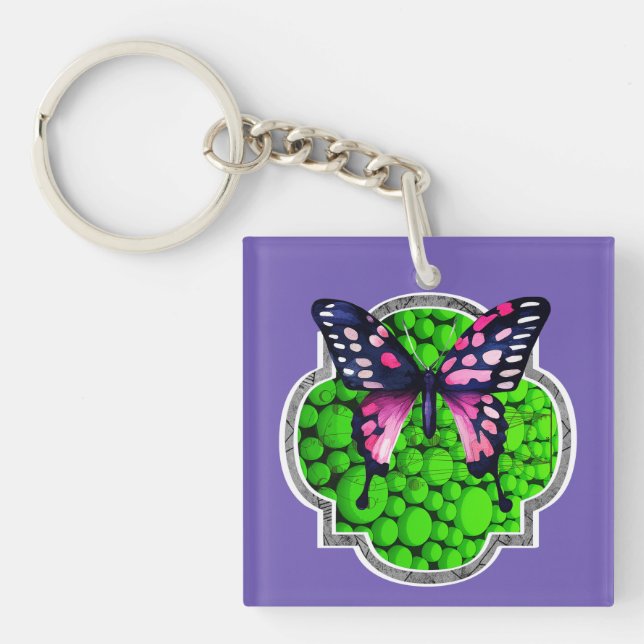 Lila Butterfly, Grönt Dots, Astrologi (Framsidan)