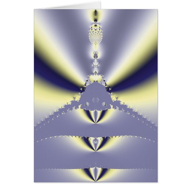 Lila Butterfly Hälsningskort (Framsidan)