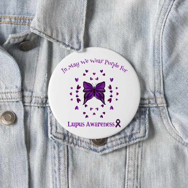 Lila Butterfly Lupus Awareness Lila Ribbon May Knapp (In Situ)
