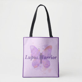 Lila Butterfly Lupus Warrior Tygkasse