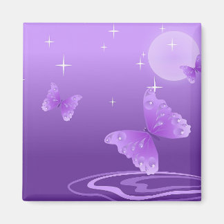 LILA BUTTERFLY MAGNET