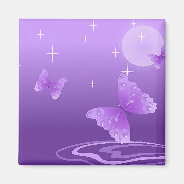 LILA BUTTERFLY MAGNET (Framsidan)