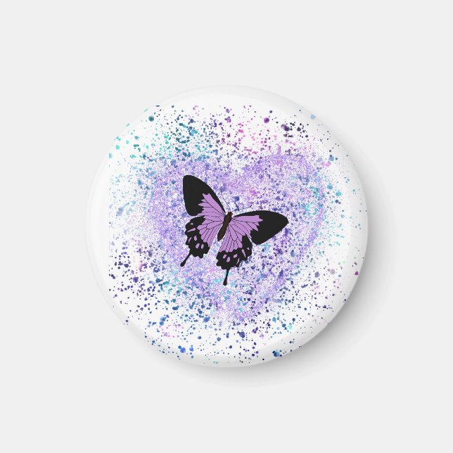 Lila Butterfly och Paint Magnet (Framsidan)
