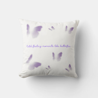 Lila Butterfly Pillow med inspirationsoffert Kudde