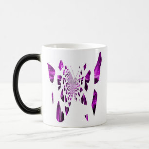 Lila Butterfly Vinge Magisk Mugg