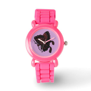 Lila Butterfly Watch Armbandsur