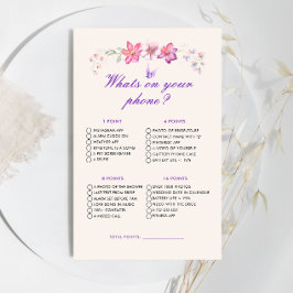 Lila Butterger What on Your Mobil Möhippa Game