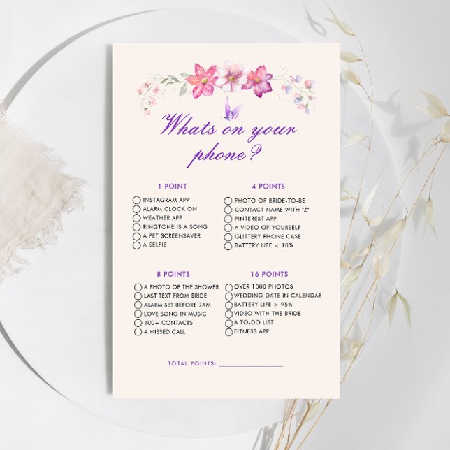 Lila Butterger What on Your Mobil Möhippa Game (Skapare uppladdad)