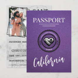 Lila California Passport Spara datum Datumet
