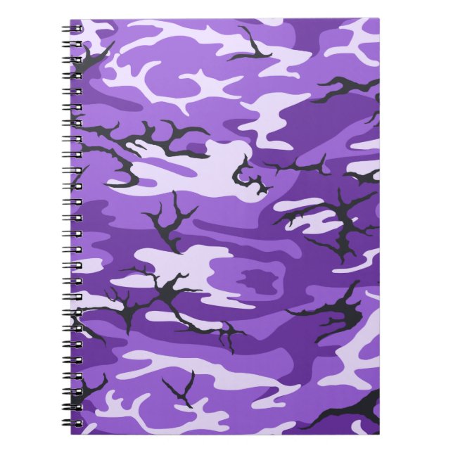 Lila Camo Anteckningsbok (Framsidan)
