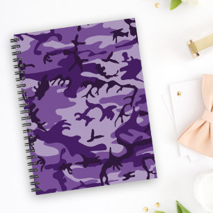 Lila Camouflage, militär, armé Anteckningsbok