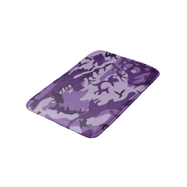 Lila Camouflage, militär, armé Badrumsmatta (Vinklad)