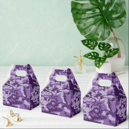 Lila Camouflage, militär, armé Presentaskar