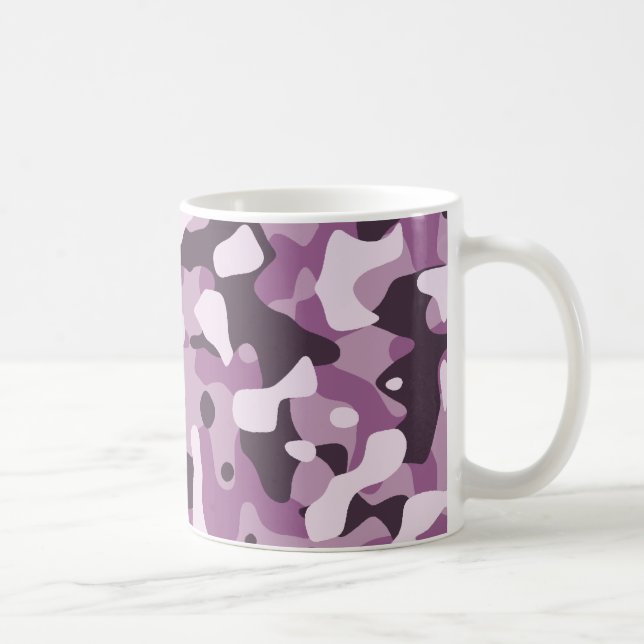 Lila Camouflage Mugg (Höger)