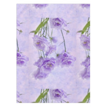 Lila Campanella Blommor Makro