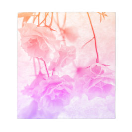 Lila Campanella Flowers Macro Anteckningsblock