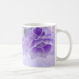 Lila Campanella Flowers Macro Kaffemugg