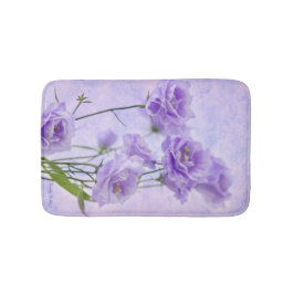 Lila Campanella Flowers Makro Badrumsmatta