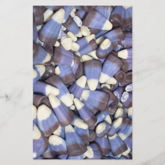 Lila Candy Corn Brevpapper