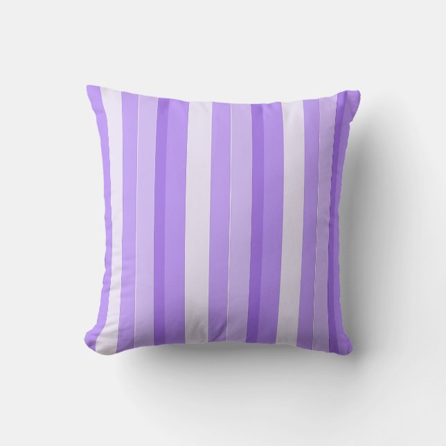 Lila Candy Rand Dekorativ kudde (Framsida)
