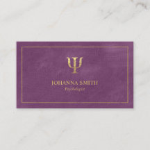 Lila Canvas Golden Ram Psycholog Psi Symbol