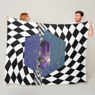 Lila Car Winner's Circle Fleecefilt