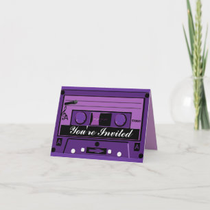 Lila Cassette Groove_ Inbjudan