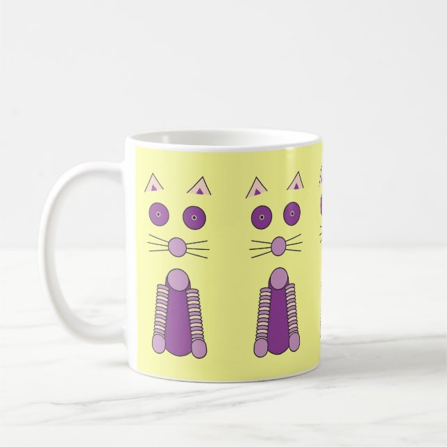 LILA CAT KAFFEMUGG (Vänster)