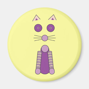 LILA CAT MAGNET
