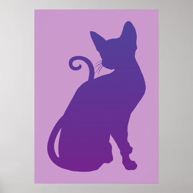 Lila Cat Poster (Framsidan)
