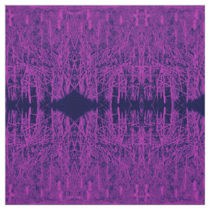 Lila Cattails Fabric Tyg