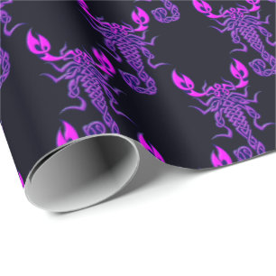 Lila Celtic Knot Scorpion Presentpapper