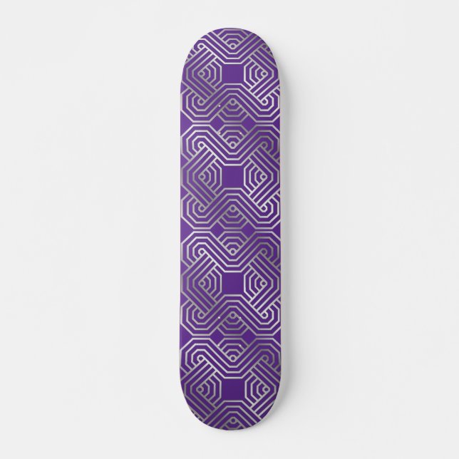 Lila Celtic Skateboard Bräda 21,5 Cm (Framsida)
