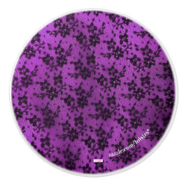 Lila Ceramic pull Knopp