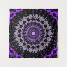 Lila Chakra Tapestry - Andlig Wall Art