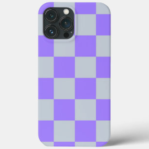 Lila Checkered Gingham Mönster