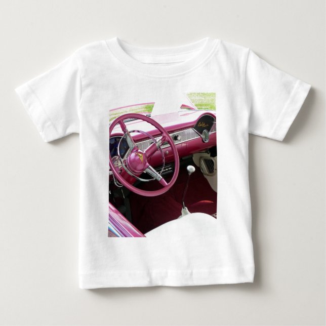 Lila Chevy Bel Luft T-shirt (Framsida)