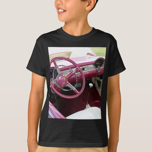 Lila Chevy Bel Luft T Shirt (Framsida)