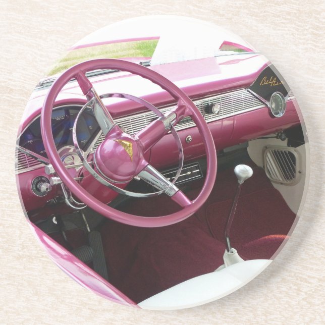 Lila Chevy Bel Luft Underlägg (Framsidan)